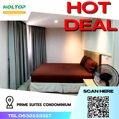 เช่าคอนโด โฮมโปร พลัส เพลินจิต : #R1785 ให้เช่า Prime Suites Condominium
