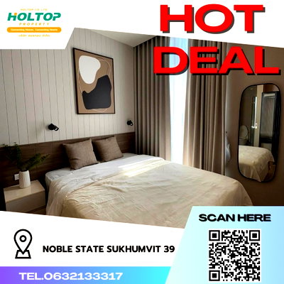Condos for rent : #R1774 For rent Noble State Sukhumvit 39   Room type 1 bedroom 1 bathroom  Room size 30 sq m. 32nd floor