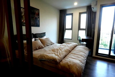 Condos for rent Bangkok Noi : P594 Condo for rent Aspire Pinklao-Arunammarin, Built-in room, fully furnished, has washing machine, ready to move in