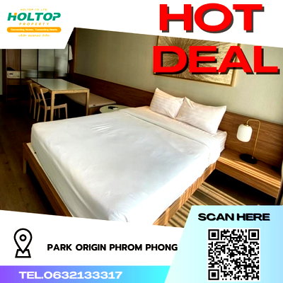 Condos for rent : #R1798 For rent Park Origin Phrom Phong  Room type Studio Room size 29 sq.m. 2nd floor, Building 5