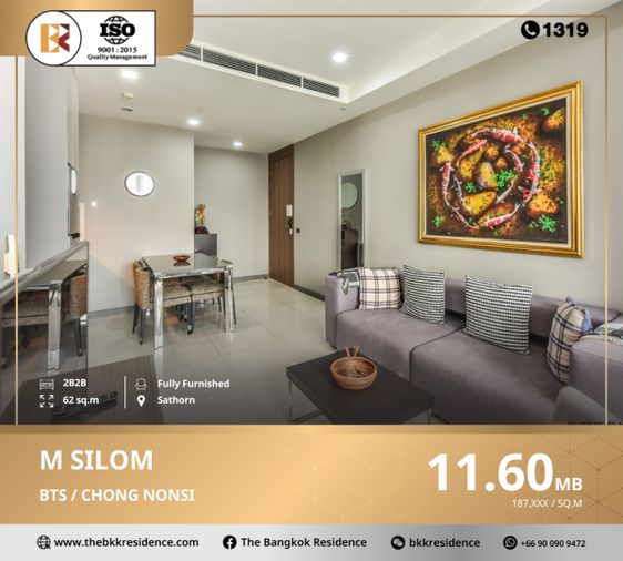 Prime economic location! m silom, near bts chong nonsi