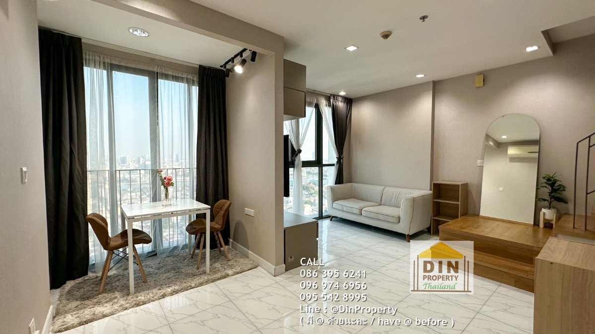 เช่า ไอดิโอ โมบิ สาทร 2 ห้องนอน Duplex ใกล้ BTS กรุงธนบุรี ไอคอนสยาม สาทร สีลม