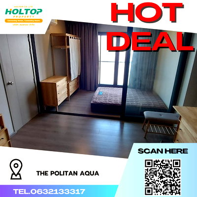 คอนโดให้เช่า : #R1850 ให้เช่า The Politan Aqua 