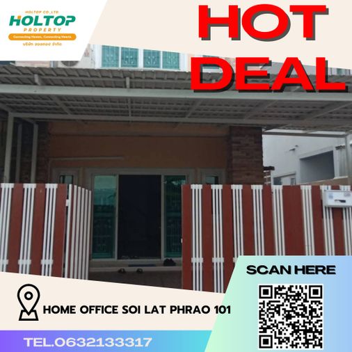#R1861  For rent Home office Soi Lat Phrao 101