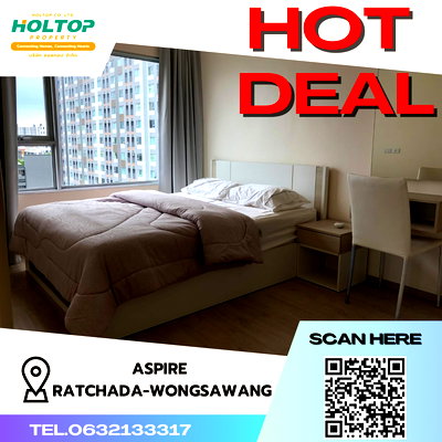 คอนโดให้เช่า : #S1858 ให้เช่า Aspire Ratchada-wongsawang