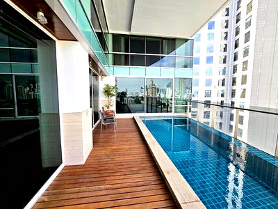 เช่าคอนโด สุขุมวิท 31 : LTHC11433-Le Raffine Jambunuda Sukhumvit 31 FOR RENT Size 350 sqm. 4 beds 5 baths Near BTS Phrom Phong Station ONLY 190K/Month