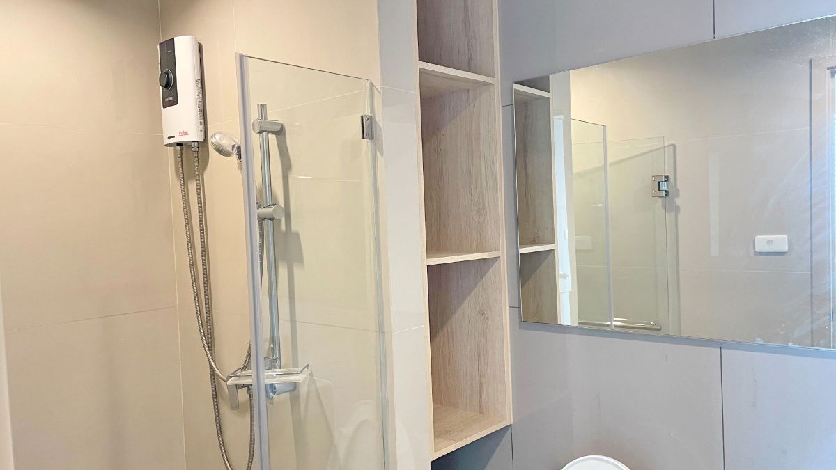 รูป ให้เช่า นิว โนเบิล งามวงศ์วาน มีเครื่องซักผ้าฝาหน้า / ห้องน้ำกั้นกระจก - รูปที่ 8/9