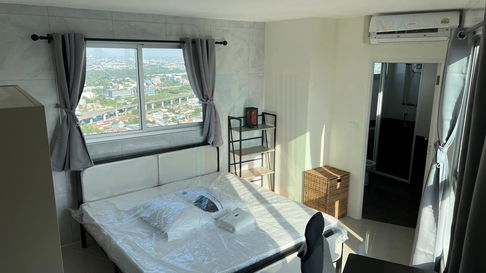 🚩 For Rent Condo ASAKAN PLACE SRINAKARINDRA Building 1, Floor 36,2 bed room, Room size 42.00 sqm