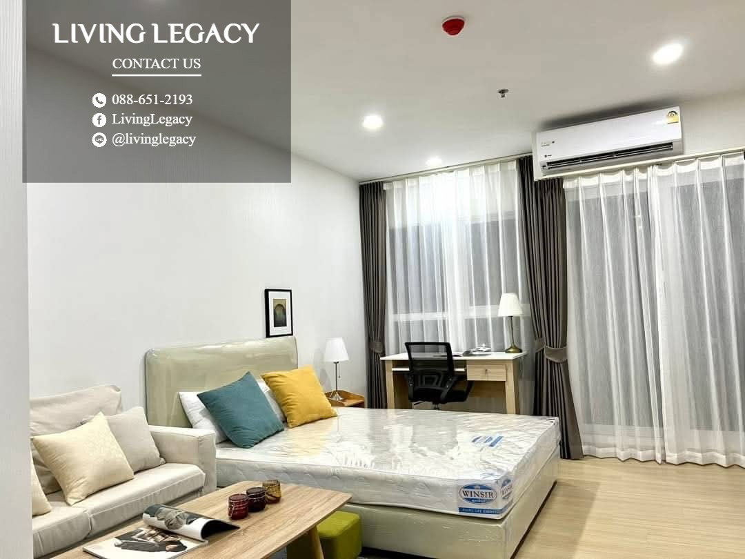 รูป SP9E6E ให้เช่าคอนโด Supalai Veranda Ramkhamhaeng 28 ตร.ม. ชั้น 10 ตึก C line id : @livinglegacy - รูปที่ 2/12