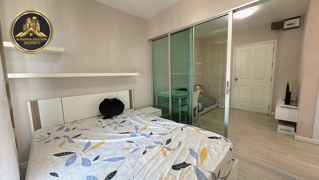 รูป คอนโดให้เช่าใกล้ท่าเรือแหลมฉบัง มีหลายห้อง เฟอร์นิเจอร์เครื่องใช้ไฟฟ้าครบพร้อมอยู่ ใกล้ห้างฮารเบอร์มอลล์ - รูปที่ 5/13