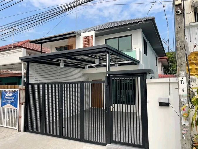 3-bed house for sale, 25.5 sqm, 25.5 sq wah, Pra - Pin 4 Phetkasem 81