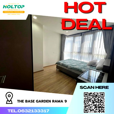 คอนโดให้เช่า : #R1949 ให้เช่า THE BASE Garden Rama 9 #R1949 ให้เช่า THE BASE Garden Rama 9