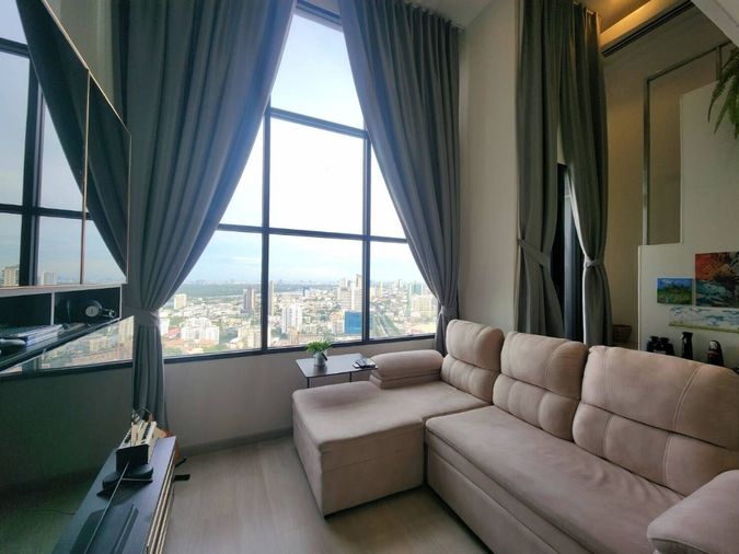 📲@556ryccg 🏙️ขายคอนโด Duplex 45ตรม Knightsbridge Prime Sathorn 1ห้องนอน ตกแต่งครบ ชั้น40 ใกล้BTS ช่องนนทรี