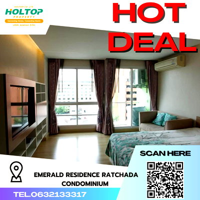 คอนโดให้เช่า : #R1969 ให้เช่า Emerald Residence Ratchada Condominium
