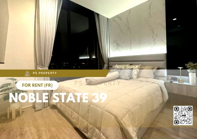Condos for rent : For rent 📍 NOBLE STATE 39 📍 near BTS Phrom Phong, complete with furniture and electrical appliances.