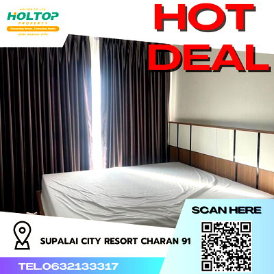 คอนโดให้เช่า : #R1979 ให้เช่า  Supalai City Resort Charan 91