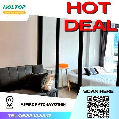 Condos for rent พหลโยธิน 35 : #R1964  For rent    Aspire Ratchayothin