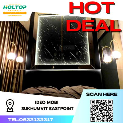 เช่าคอนโด BTS แบริ่ง : #S1975 ให้เช่า IDEO Mobi Sukhumvit East Point