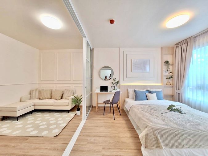 ขายคอนโด 624 Condolette ลาดพร้าว  ห้องสวย พร้อมเฟอร์นิเจอร์ใหม่หมด