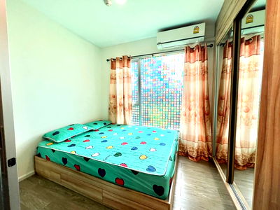 Condos for rent Don Mueang New Market : Room for rent, 1st floor🌈 Happy condo Donmueang 📌Near Don Mueang Airport📲Contact call/line 099-289-1569