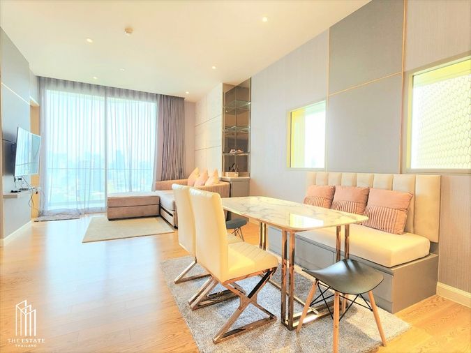 Condo for RENT *Magnolias Waterfront Residences, high floor, great view of the city, beautifully decorated, worth living @80,000 Baht