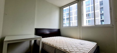 คอนโดให้เช่า : ให้เช่าห้องแต่งพร้อม เฟอร์ครบ ห้องใหญ่  ราคาถูก ใกล้ ARL และ MRT สถานีหัวหมาก