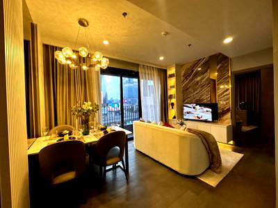 คอนโดให้เช่า : NEW LUXURY CONDO 🧡 𝑭𝒐𝒓 𝑹𝒆𝒏𝒕 ✨2 𝑩𝒆𝒅𝒓𝒐𝒐𝒎 2 𝑩𝒂𝒕𝒉𝒓𝒐𝒐𝒎✨𝗙𝘂𝗹𝗹 𝗗𝗲𝗰𝗼𝗿𝗮𝘁𝗲📍75,000 𝐵𝑎𝑡ℎ (𝑁𝑒𝑔𝑜𝑡𝑖𝑎𝑔𝑒)