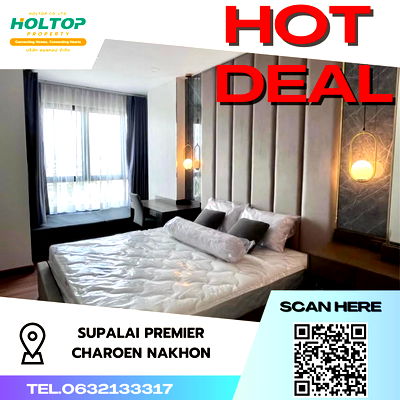 Condos for rent : #S1998 For Rent Supalai Premier Charoen Nakhon