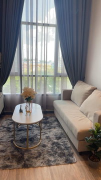 📌 For Rent Condo THE COLLECT RATCHADA 32 Building 1, Floor 7,Duplex, Room size 49.00 sqm