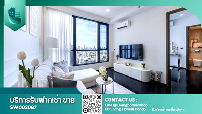 ขายคอนโด : ขายคอนโด Park​ Origin​ Thonglor ชั้นสูง วิวไม่บล็อค แต่งสวย ห้องใหม่มาก ทำเลดีใจกลางย่านทองหล่อ (SW002087)