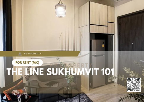 For rent ✨ THE LINE Sukhumvit 101 ✨ complete furniture and electrical appliances, near BTS Punnawithi.