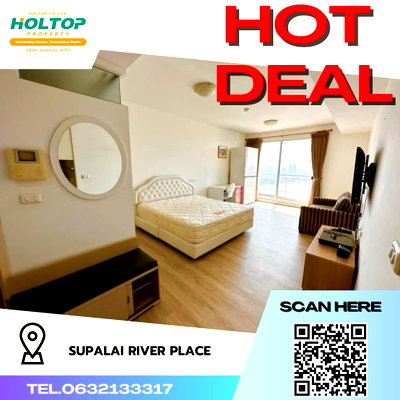 คอนโดให้เช่า : #R2057 ให้เช่า Supalai River Place