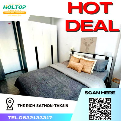 คอนโดให้เช่า : #R2038 ให้เช่า The Rich Sathon-Taksin