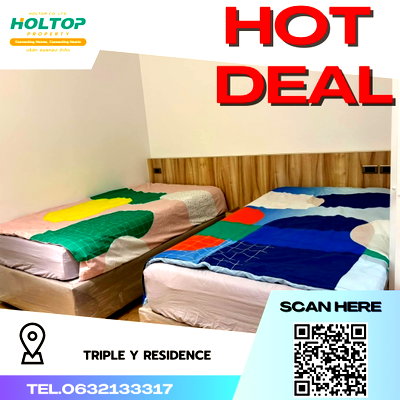 คอนโดให้เช่า : #R2065 ให้เช่า Triple Y Residence