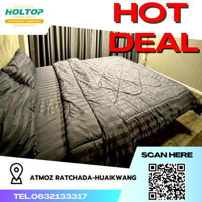 คอนโดให้เช่า : #R2089 ให้เช่า Atmoz Ratchada-Huaikwang 