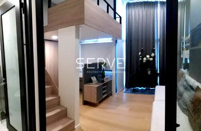 คอนโดให้เช่า : 🔥ห้องDuplex 1นอน เฟอร์จัดเต็ม แต่งสวย พร้อมอยู่ ทำเลดีในย่าน พระราม 9 ใกล้ MRT พระราม 9  450 ม. @  Chewathai Residence Asoke 