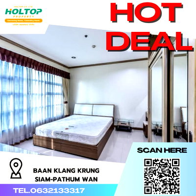 คอนโดให้เช่า : #R2142  ให้เช่า Baan Klang Krung Siam-Pathum Wan 