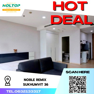 คอนโดให้เช่า : #S2100 ให้เช่า Noble Remix Sukhumvit36