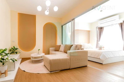 ขายคอนโด : ขายคอนโด ฟิวส์ โมเบียส รามคำแหง สเตชั่น อาคาร 1 ชั้น 2 1 ห้องนอน ขนาด 29 ตรม ใกล้ ฟู้ดแลนด์ซุปเปอร์มาร์เก็ต