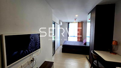 Condos for rent : Studio Fully furnished with Electric stove, Hood  Good Location  BTS Khu Khot @  Nue Cross Khu Khot Station