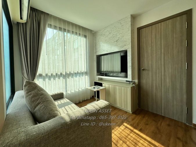 UK01-148 ให้เช่า Stasia Sriracha : 1 ห้องนอน ขนาด 35 ตร.ม.  ราคา 7,500 บาท/เดือน. ชั้น6