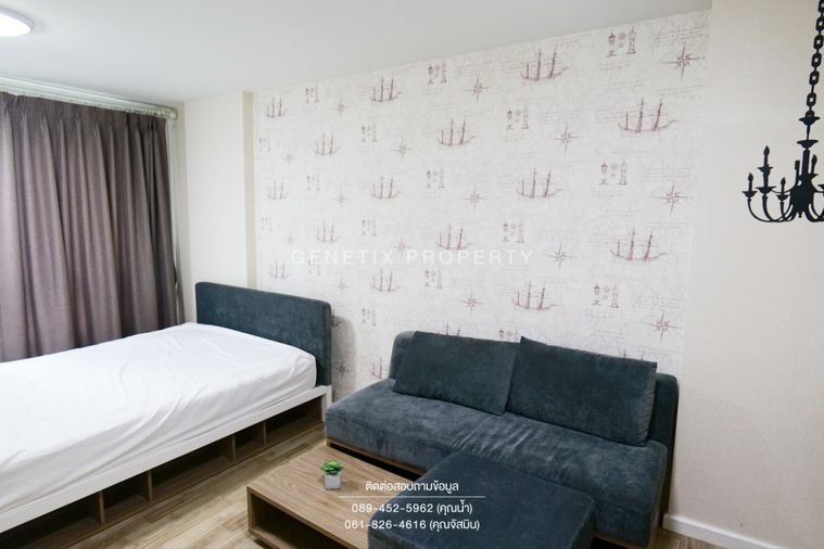 🏫 ให้เช่าถูก!! D Condon เฟส 2 คอนโดใกล้ ม.ธรรมศาสตร์ 30.10 ตรม. เฟอร์ครบ พร้อมอยู่ 8,500 บาท/เดือน