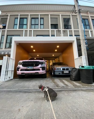 3-bed townhouse for rent, 161 sqm, 19.9 sq wah, Patio Srinakarin - Rama 9