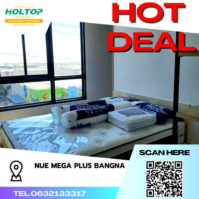 Condos for rent Suwannaphum International Airport : #S2154 For Rent Nue  Mega Plus Bangna