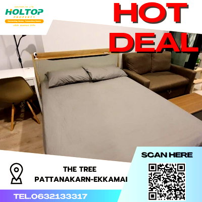คอนโดให้เช่า : #S2195 ให้เช่า The Tree Pattanakan-Ekkamai