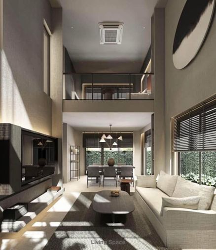 2-bed townhouse for rent, 214 sqm, 43 sq wah, Baan Klang Muang Classe Sukhumvit 77