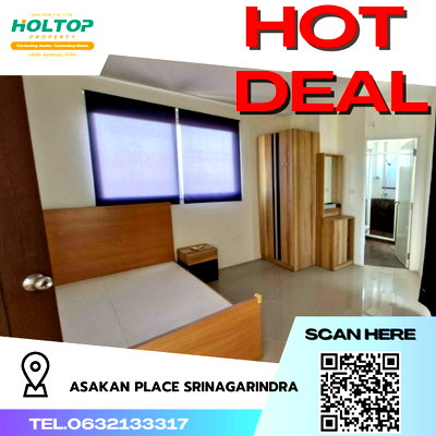 คอนโดให้เช่า : #R2210 ให้เช่า ASAKAN Place Srinagarindra