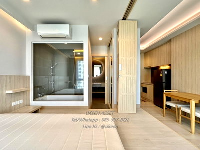 Condos for rent : UK01-142 Condo for rent Yuu Condo Sriracha, amazing sea view! Price only 15,000 baht/month. 35 Sq m. Near Central Sriracha, only 5 minutes.