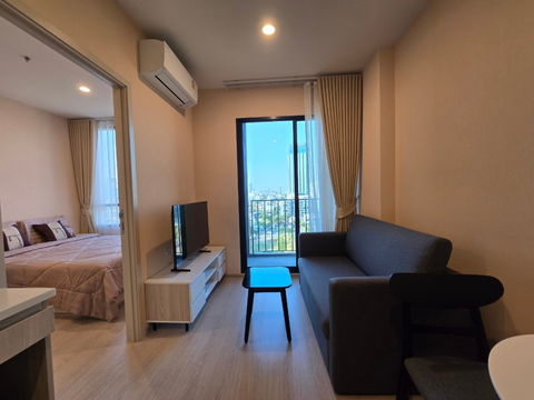 ให้เช่าคอนโด Nue Noble Ratchada- Lat Phrao (นิว โนเบิล รัชดา-ลาดพร้าว) ห้องสวย ไปไวมาก นัดชมห้อง 🟥 line @propertybkk1  🚈 ใกล้รถไฟฟ้า MRT ลาดพร้าว