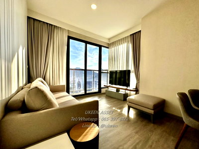 Condos for rent Kasetsart University Si Racha Campus : For rent Keen Centre Sriracha 2 Bedroom : price 40,000 baht/month (1 year contract) Ready to move in,** free cleaning service 2 times a week**